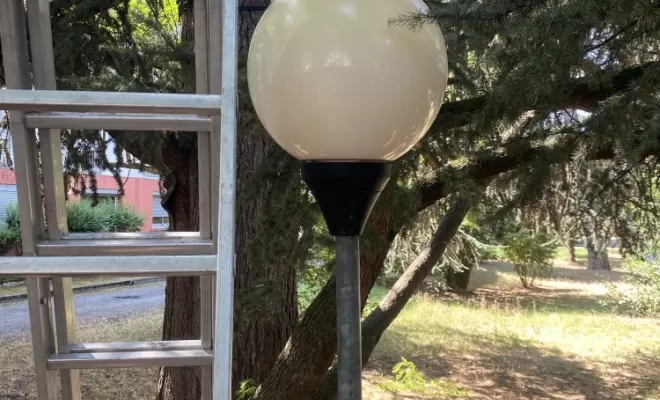 Luminaire après